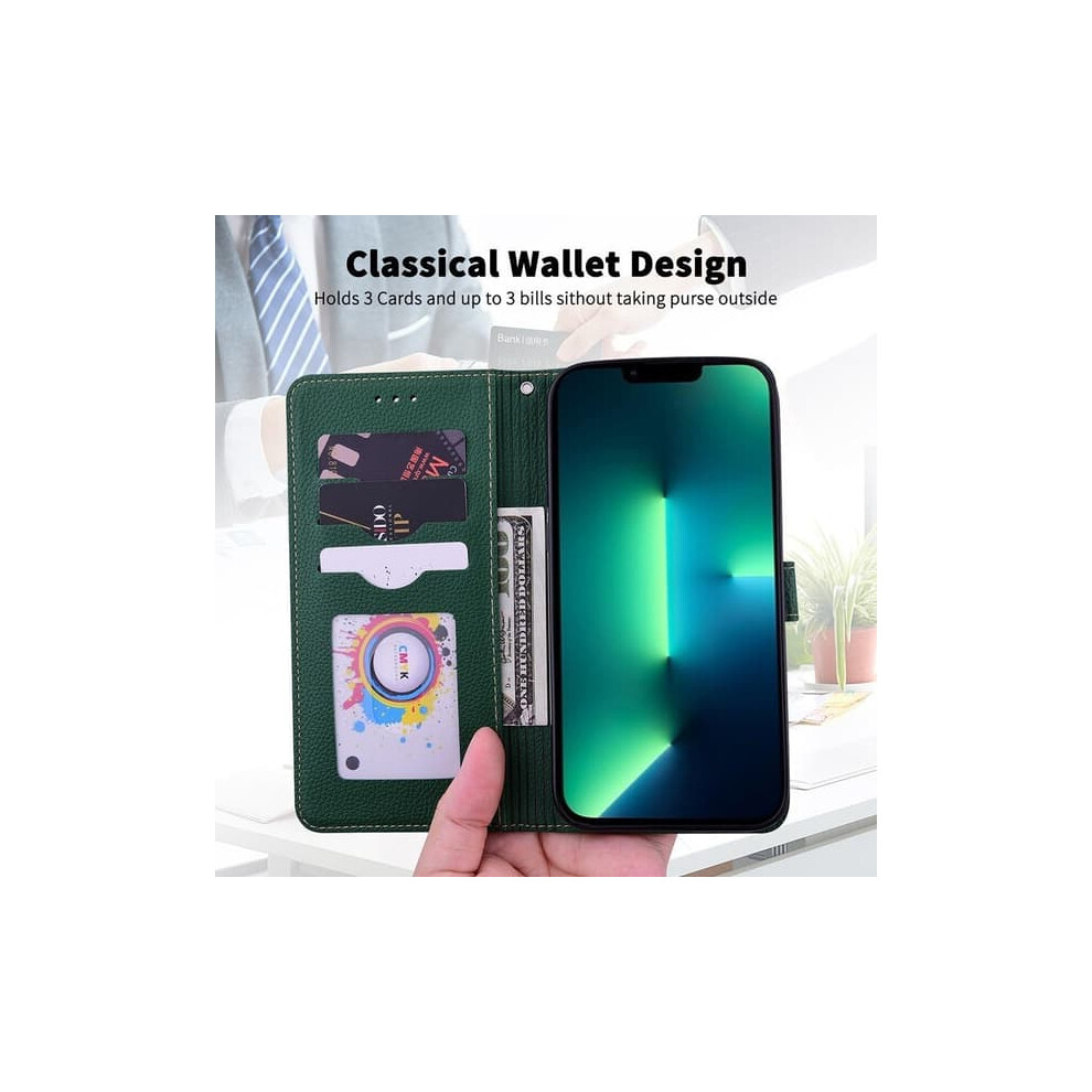 Iphone 11 Compatible Lychee Pattern Wallet Case Red 900223998569