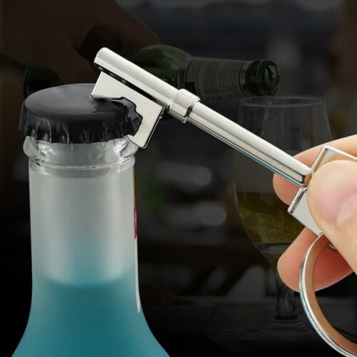 Zinc Alloy Bottle Opener Keychain 1 Piece 2