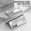 Samsung Galaxy Z Fold5 Protective Case Silver with Matte 2