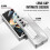 Samsung Galaxy Z Fold5 Protective Case Silver with Matte 3
