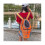 Pet Dog Carrier Backpack Mesh Front Carry Orange S 2