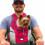 Pet Dog Carrier Backpack Mesh Front Carry Pink S 3
