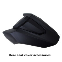 Capa de Carenagem para Banco Traseiro de Motocicleta para  CB650R CBR650R 2019-2023 Acessórios de Acabamento para Moto Preto Brilhante