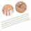 Plastic Transparent Ring Size Adjuster Guard Large 4pcs 5