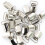 Suspenders Buckles Silver 20 mm 20 pcs 2