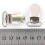 Suspenders Buckles Silver 20 mm 20 pcs 3