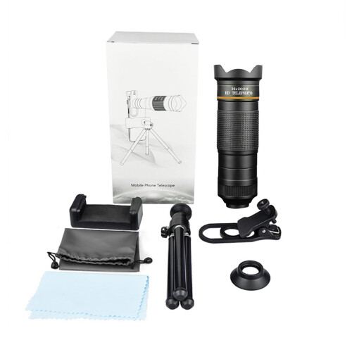 Kit téléobjectif 36X pour iPhone et Android avec mini 1