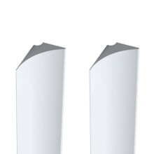 2X Water Retaining Strip Silicone Water Barrier for Sink Water Barrier for Kitchen Countertop White 60cm Long