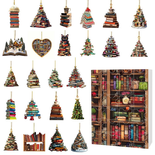 Christmas Book Pendant Advent Calendar 24 Days 1