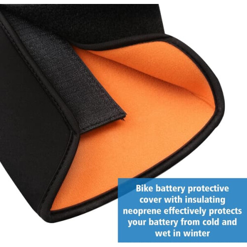 Ebike battery cover orange 28-34 cm circumference 1