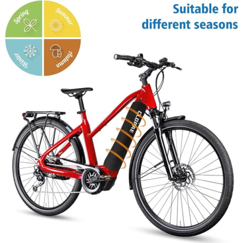Ebike battery cover orange 28-34 cm circumference 2
