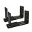 Adjustable Door Barricade Brackets, Heavy Duty Door Security Bracket, Drop Open Bar Holder for Security 1