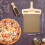 Pala para pizza antiadherente de 30 cm con mango 6