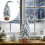 Flocked Tabletop Christmas Tree Set Wood Base 3pcs 2