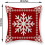 Julörngott Linne Snöflinga 18x18 Set om 2 6