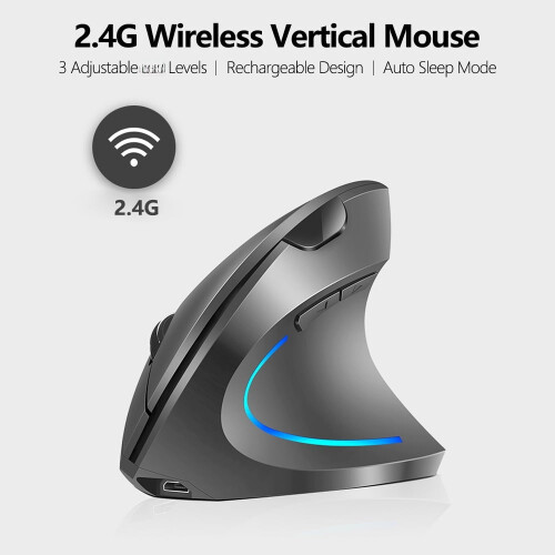 Mouse wireless rosa Mewmewcat, livelli 3DPI 1