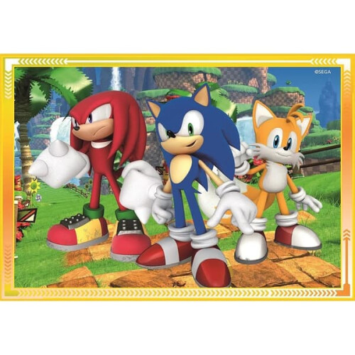 Sonic the HedgehogΠαζλ 4 σε 112-24 τεμάχια Clementoni 1
