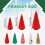 Velvet Christmas Tree Table Decor Green 4.72 Inch 3