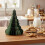 Paper Christmas Tree Tabletop Decor 12 inch White 4