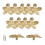 12Pcs Gold Flower Drawer Knobs Petal Kitchen Cabinet Knobs Dresser Knobs Furniture Cupboard Drawer Pulls Handles 1