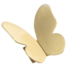 Brass Nordic Butterfly Handles, Punch-Free Installation of Wardrobe and Shoe Cabinet Drawer Handles