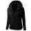 Damesjas van zacht fleece met halve ritssluiting 1