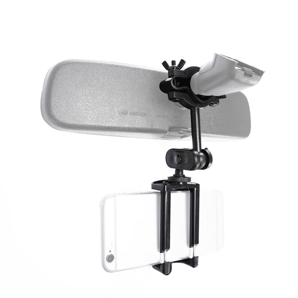 Car Rearview Mirror Phone Holder 360 Black 938499035947