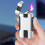 Electronic Charging Lighter Windproof Thin Type-C 1pc 1