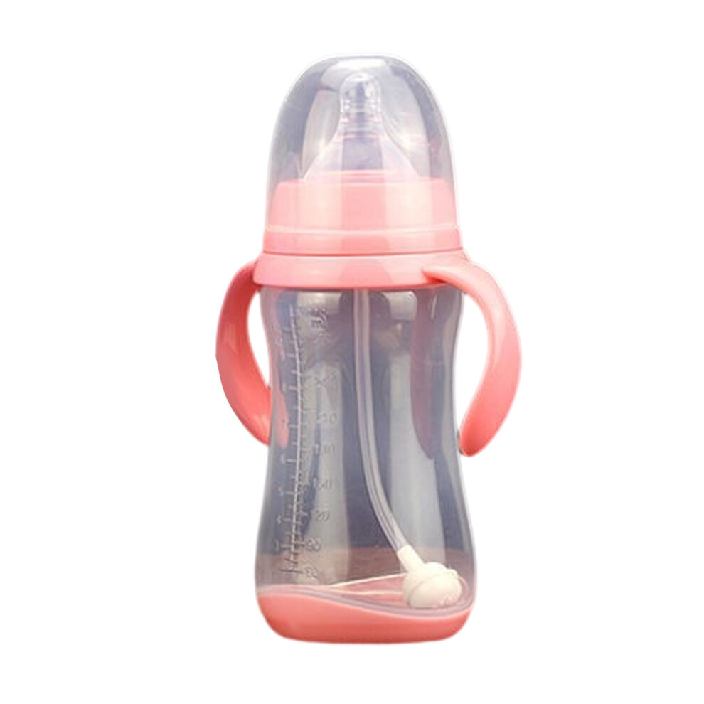 PP Plastic Milk Bottle with Handle 300 ml