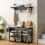 Entryway Shoe Bench with Storage Black 1