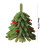 Mini Christmas Tree with Flocked Needles and Berries 6-inch 2