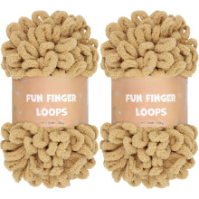 Νήμα Fun finger loops jumbo polyester 100g κουβάρι 2