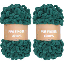 Příze Yarn Fun Finger Loops jumbo polyesterová 100g 2 klubíčka