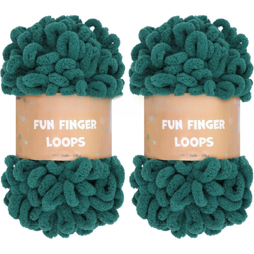 Příze Yarn Fun Finger Loops jumbo polyesterová 100g 2 klubíčka