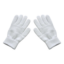 Miyuadkai Strickhandschuhe für den Winter, weiß, für Damen und Herren