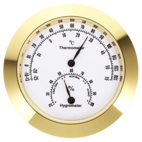 Geigenhygrometer-Thermometer für Temperatur und Luftfeuchtigkeit