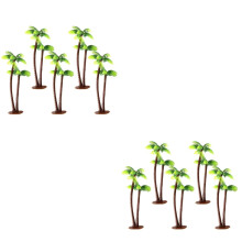 Mini kokosboomset voor diorama, 32 stuks, 13 cm