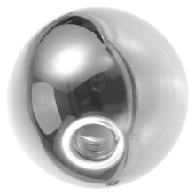 Klosz do lampy sufitowej w kształcie kuli szklanej w kolorze szarym