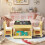 Kids Table and Chair Set Retro 3-Piece 4