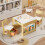 Kids Table and Chair Set Retro 3-Piece 5