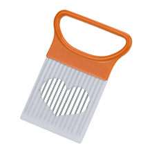 Trancheuse à oignons en acier inoxydable avec support (1 pièce)