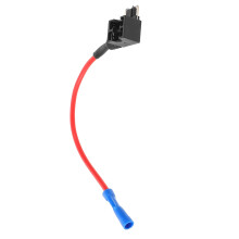 Porta-fusível automotivo em linha, mini fusível de 32V.