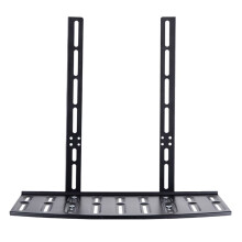 Support pour décodeur TV noir, étagère sans perçage