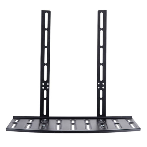 Support pour décodeur TV noir, étagère sans perçage