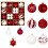 Christmas Tree Ornaments Shatterproof Iron Grey Champagne 2