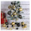 Christmas Tree Ornaments Shatterproof Iron Grey Champagne 4