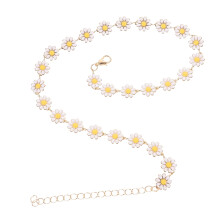 Colier de daisy pentru femei, bijuterii florale pentru costume