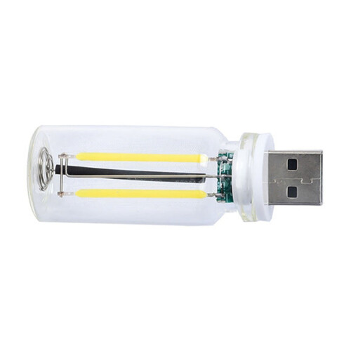 USB LED Car Mood Lamp Touch Dimmable 6 Colors 2