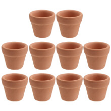 Macetas de terracota, macetas de cerámica, paquete de 10