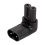 IEC 320 C7 to C8 90 Right-Angle AC Power Adapter 1